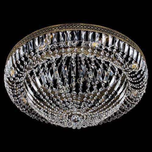 Люстра Венеция Купол пластинка под бронзу в Сочи Гусь Хрустальный