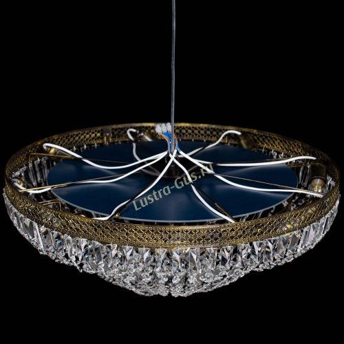 Люстра Венеция Купол пластинка под бронзу в Сочи Гусь Хрустальный