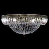 Люстра Венеция Купол пластинка под бронзу Розовая в Сочи