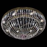 Люстра Венеция Купол пластинка под бронзу Розовая в Сочи