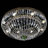 Люстра Венеция Купол пластинка под бронзу Зеленая в Сочи