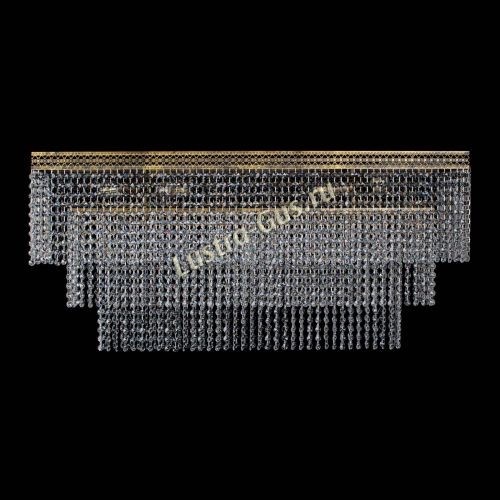 Люстра Прямоугольник Венеция №8 под бронзу в Сочи Гусь Хрустальный