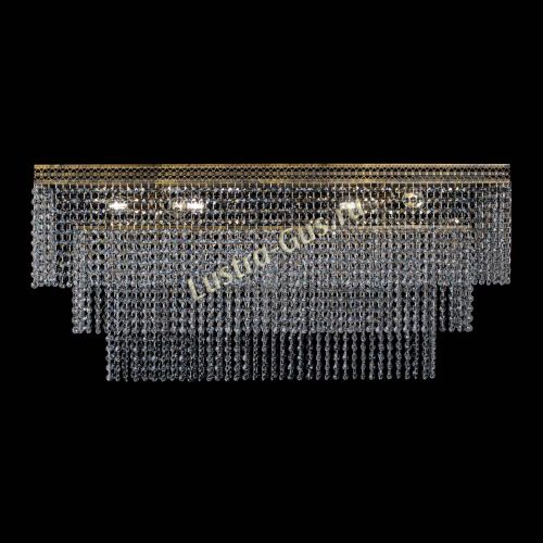 Люстра Прямоугольник Венеция №8 под бронзу в Сочи Гусь Хрустальный