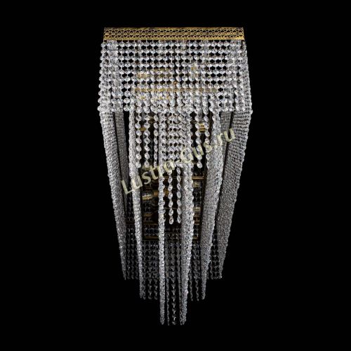 Люстра Прямоугольник Венеция №8 под бронзу в Сочи Гусь Хрустальный