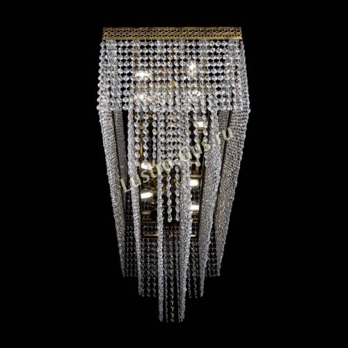 Люстра Прямоугольник Венеция №8 под бронзу в Сочи Гусь Хрустальный