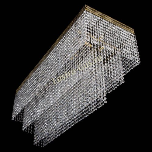 Люстра Прямоугольник Венеция №8 под бронзу в Сочи Гусь Хрустальный