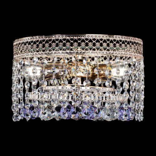 Люстра Венеция шар №2 фиолетовая в Сочи Гусь Хрустальный