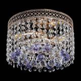 Люстра Венеция шар №2 фиолетовая в Сочи