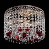 Люстра Венеция шар №2 красная в Сочи