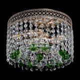 Люстра Венеция шар №2 зеленая в Сочи