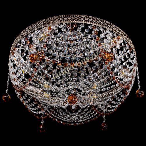 Люстра Венеция Жасмин чайная в Сочи Гусь Хрустальный