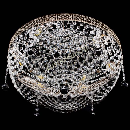 Люстра Венеция Жасмин черная в Сочи Гусь Хрустальный