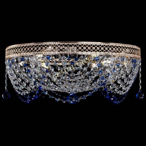 Люстра Венеция Жасмин синяя в Сочи Гусь Хрустальный