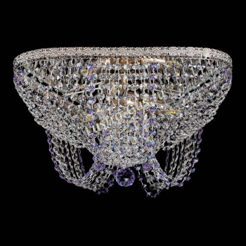 Люстра Верона Токката №5 фиолетовая в Сочи Гусь Хрустальный