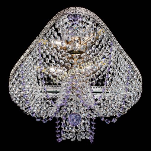 Люстра Верона Токката №5 фиолетовая в Сочи Гусь Хрустальный