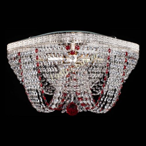 Люстра Верона Токката №5 красная в Сочи Гусь Хрустальный