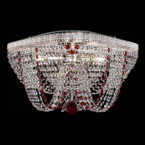 Люстра Верона Токката №5 красная в Сочи Гусь Хрустальный