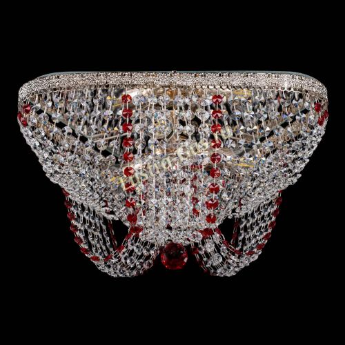 Люстра Верона Токката №5 красная в Сочи Гусь Хрустальный