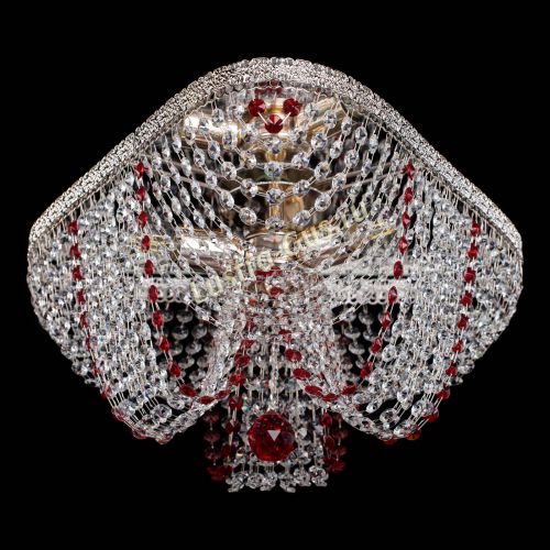 Люстра Верона Токката №5 красная в Сочи Гусь Хрустальный