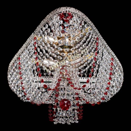 Люстра Верона Токката №5 красная в Сочи Гусь Хрустальный