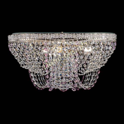 Люстра Верона Токката №5 розовая в Сочи Гусь Хрустальный