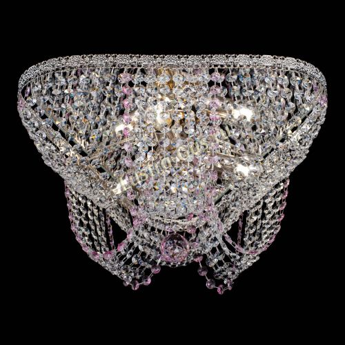 Люстра Верона Токката №5 розовая в Сочи Гусь Хрустальный