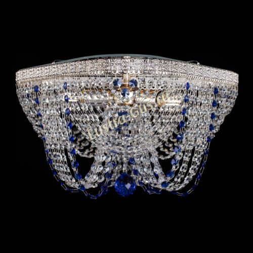 Люстра Верона Токката №5 синяя в Сочи Гусь Хрустальный
