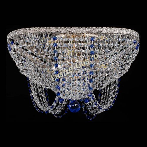 Люстра Верона Токката №5 синяя в Сочи Гусь Хрустальный