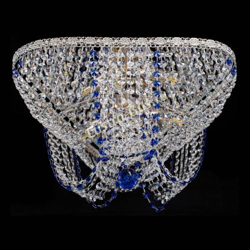 Люстра Верона Токката №5 синяя в Сочи Гусь Хрустальный