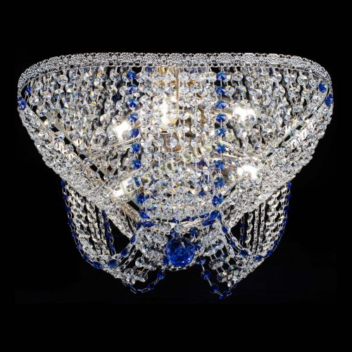 Люстра Верона Токката №5 синяя в Сочи Гусь Хрустальный