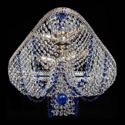 Люстра Верона Токката №5 синяя в Сочи Гусь Хрустальный