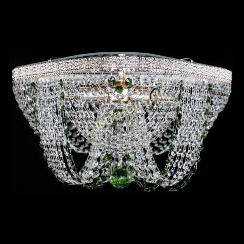 Люстра Верона Токката №5 зеленая в Сочи Гусь Хрустальный