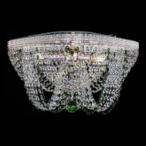 Люстра Верона Токката №5 зеленая в Сочи Гусь Хрустальный