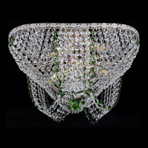 Люстра Верона Токката №5 зеленая в Сочи Гусь Хрустальный