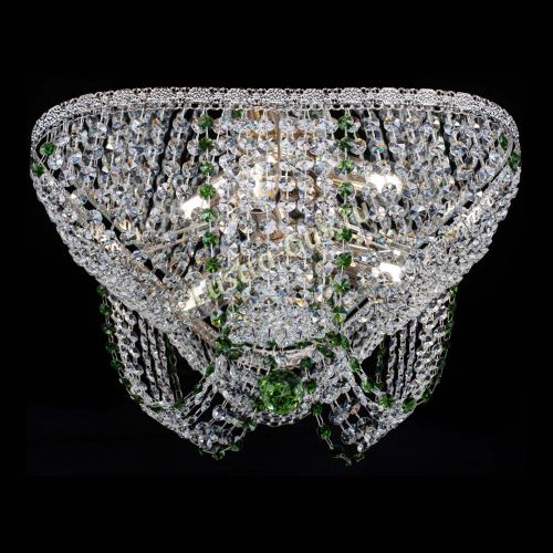 Люстра Верона Токката №5 зеленая в Сочи Гусь Хрустальный