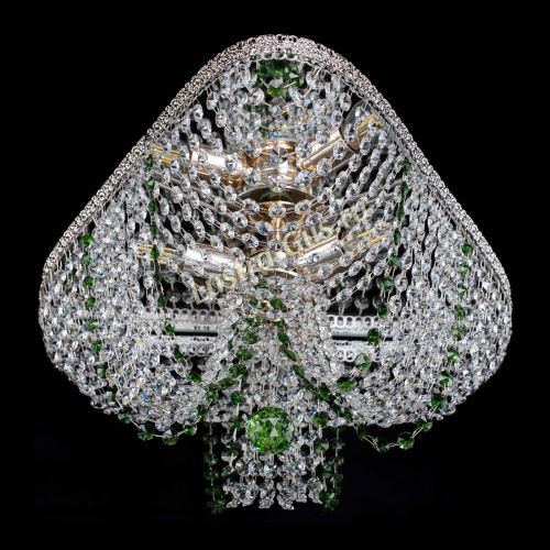 Люстра Верона Токката №5 зеленая в Сочи Гусь Хрустальный