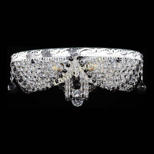 Люстра Виктория черная в Сочи Гусь Хрустальный