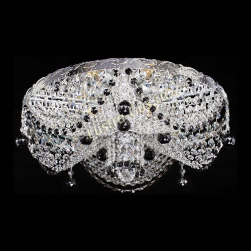 Люстра Виктория черная в Сочи Гусь Хрустальный