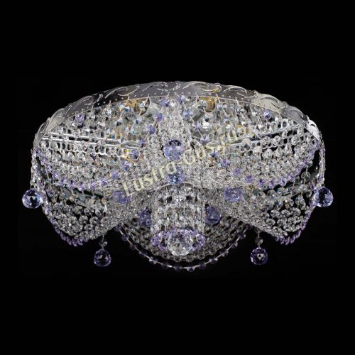 Люстра Виктория фиолетовая в Сочи Гусь Хрустальный