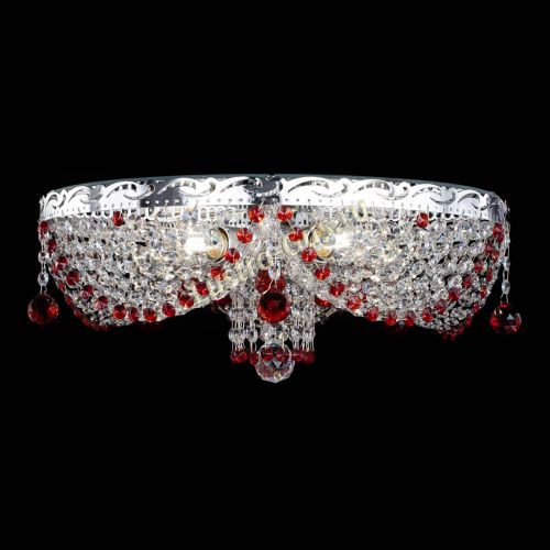 Люстра Виктория красная в Сочи Гусь Хрустальный