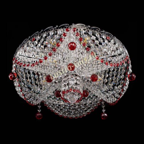 Люстра Виктория красная в Сочи Гусь Хрустальный