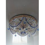 Люстра Виктория Синяя в Сочи