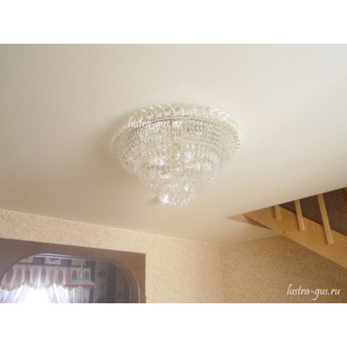 Люстра Водопад в Сочи Гусь Хрустальный