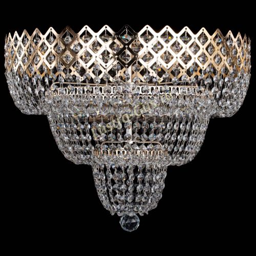 Люстра Водопад Корона №2 в Сочи Гусь Хрустальный