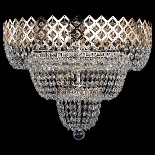 Люстра Водопад Корона №2 в Сочи Гусь Хрустальный