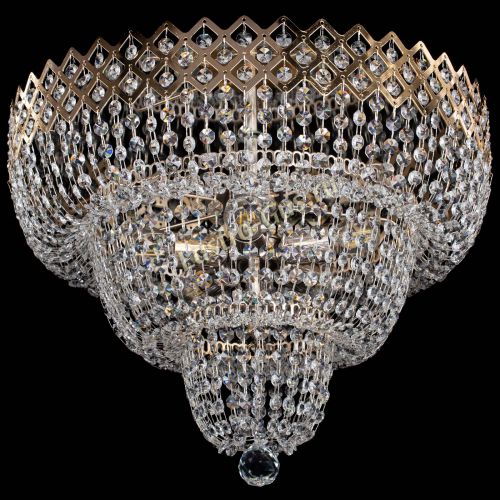 Люстра Водопад Корона №2 в Сочи Гусь Хрустальный