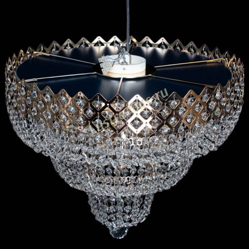 Люстра Водопад Корона №2 в Сочи Гусь Хрустальный