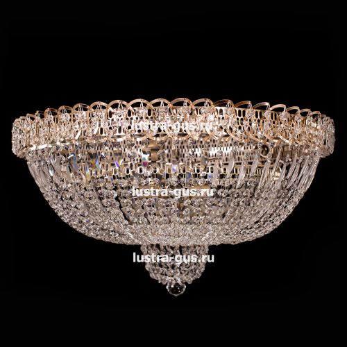 Люстра Водопад Кремлёвский оптикон в Сочи Гусь Хрустальный