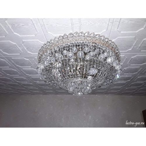 Люстра Водопад шар в Сочи Гусь Хрустальный