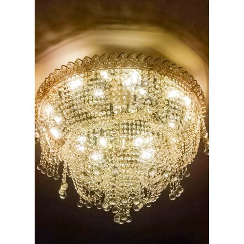 Люстра Водопад Софья №8 в Сочи Гусь Хрустальный